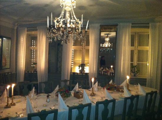 This is the Bellman's Room, in which the Swedish Academy members meet weekly. I can be book for private events.
